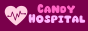 Multicoloured Candy Hospital button